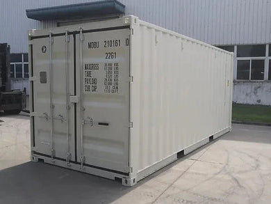 RECIPIENTE MARÍTIMO 20 PÉS DRY VAN BRANCO-NOVO