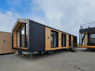 Casa contentor JB luar com 4 quartos e 56,8 m2.